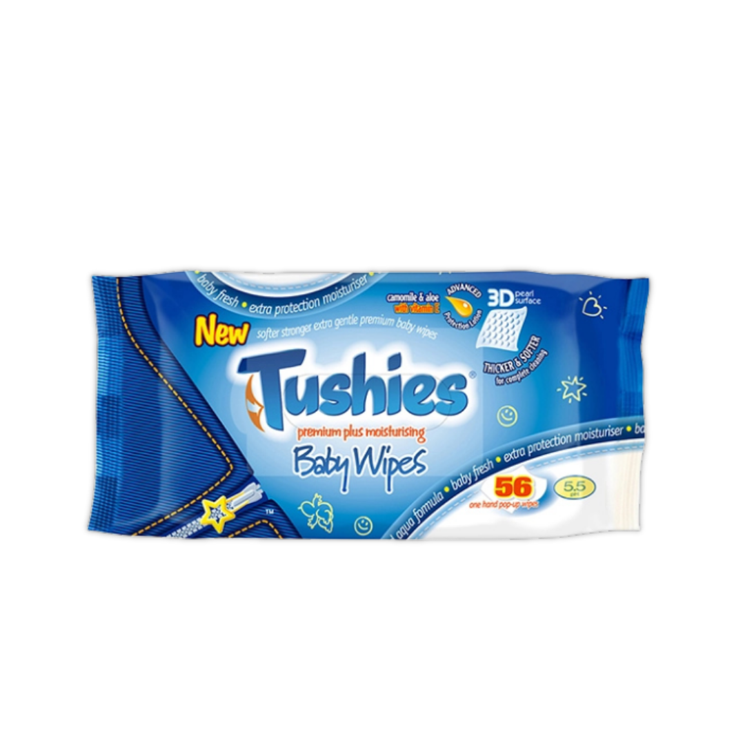 Tushies Premium Moisture -Baby Wipes