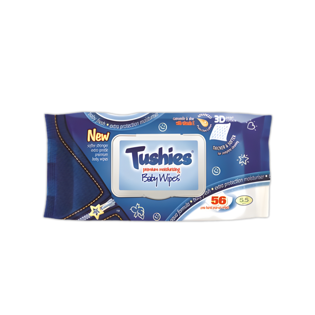 Tushies Premium Cap Pack-Baby Wipes