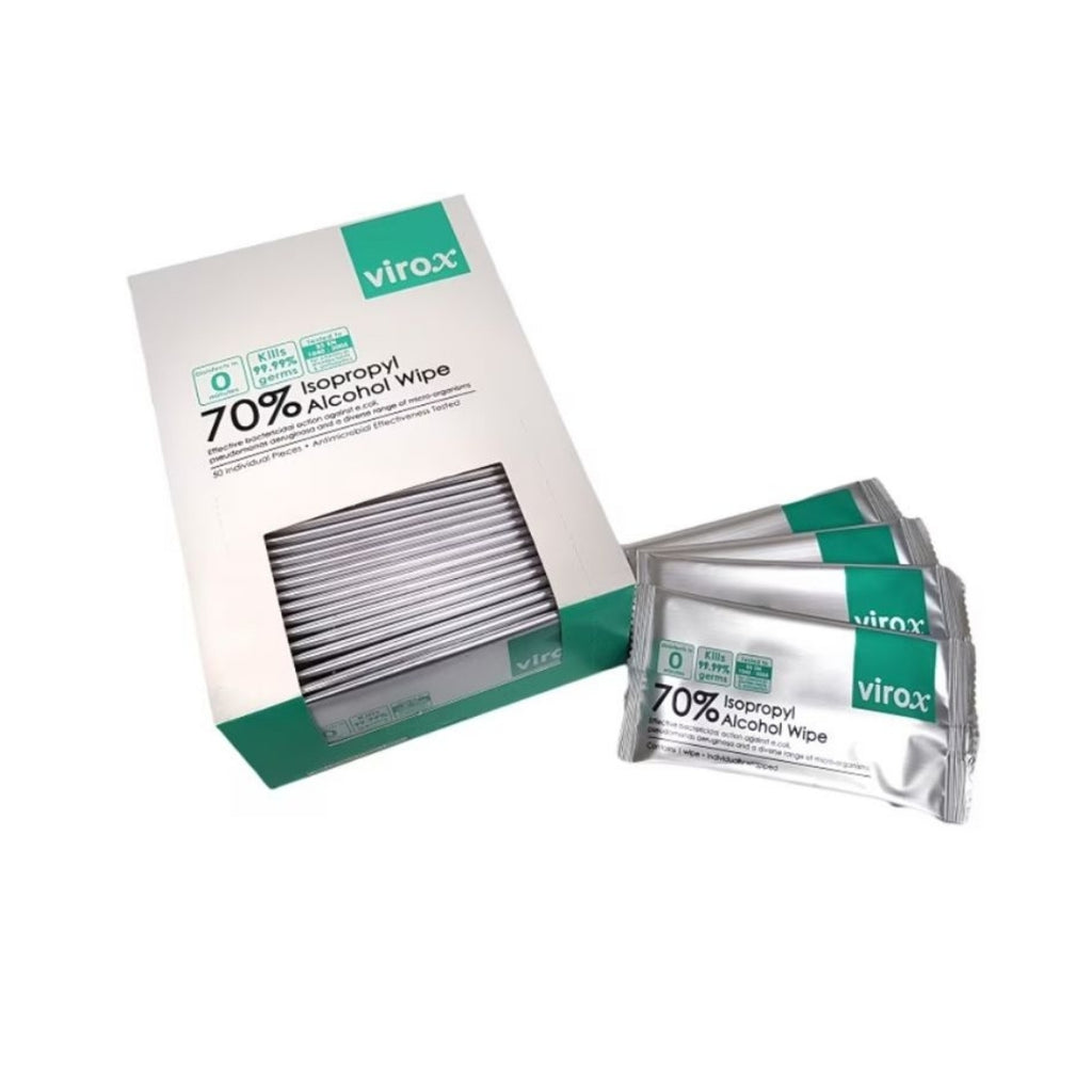 Virox 70% Alcohol Wipes Box (15cm x 20cm, 50pcs/box)